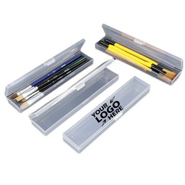 Plastic Clear Pencil Box
